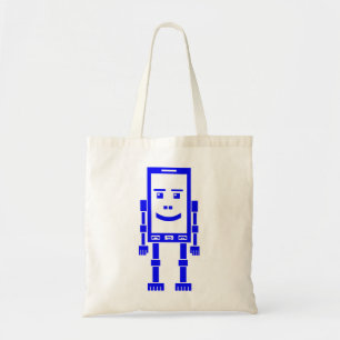 Robo Phone - Blue Tote Bag