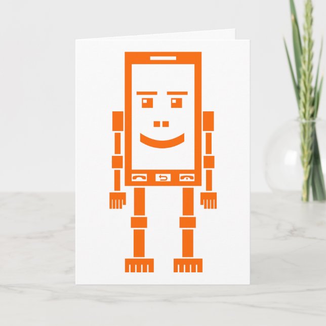 Robo-phone - Orange Card (Front)