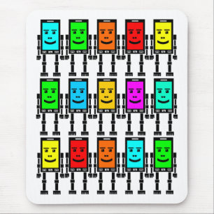 Robo Phones Mouse Mat