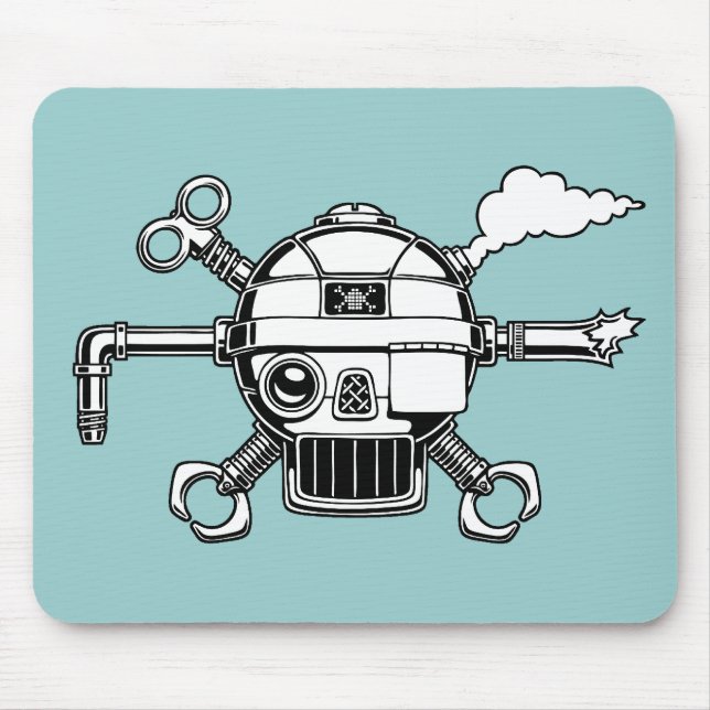 Robo Pirate II Mouse Mat (Front)