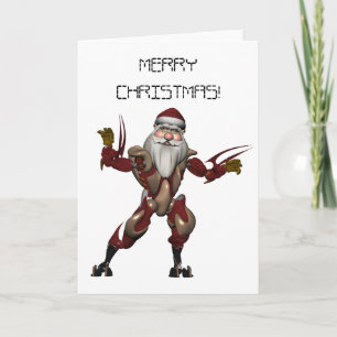 Robo Santa Holiday Card