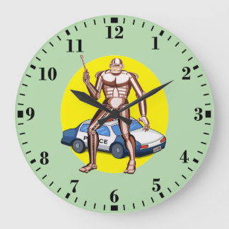 Robocop Large Clock
