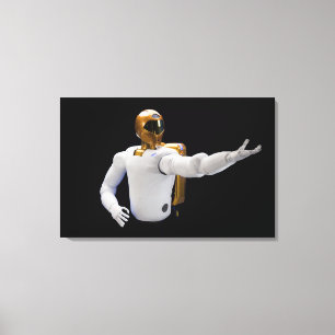 Robonaut 2, a dexterous, humanoid astronaut hel 2 canvas print