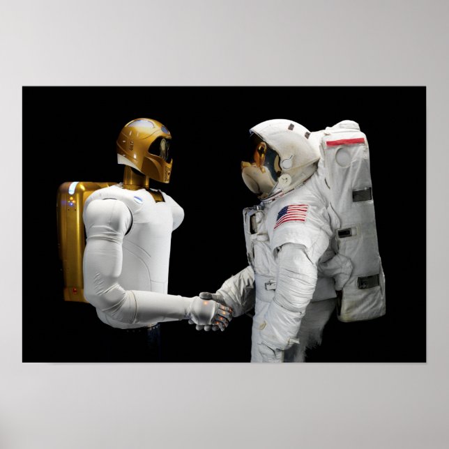 Robonaut 2, a dexterous, humanoid astronaut hel 2 poster (Front)
