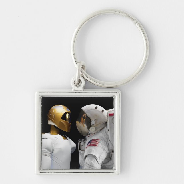 Robonaut 2, a dexterous, humanoid astronaut hel 3 key ring (Front)