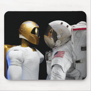 Robonaut 2, a dexterous, humanoid astronaut hel 3 mouse mat