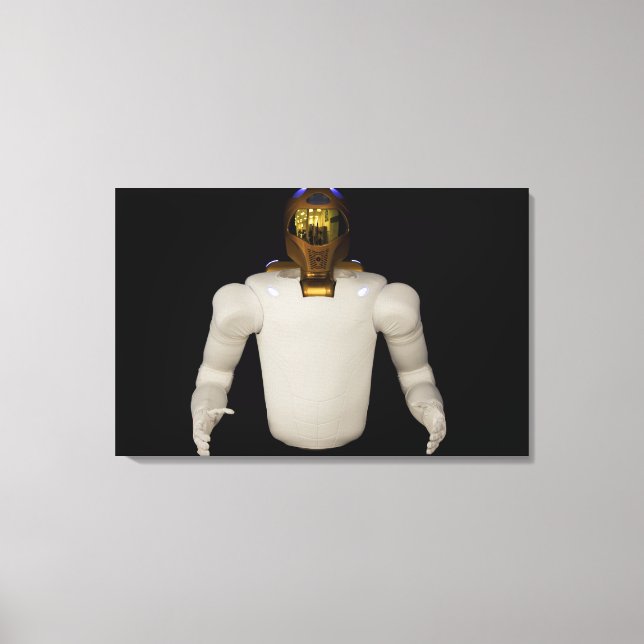 Robonaut 2, a dexterous, humanoid astronaut hel 5 canvas print (Front)