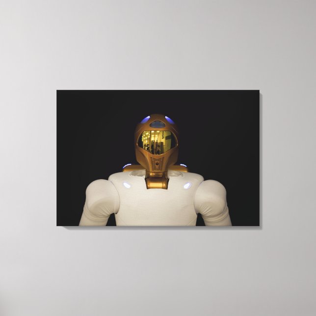 Robonaut 2, a dexterous, humanoid astronaut hel canvas print (Front)