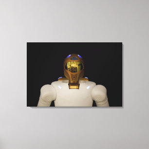 Robonaut 2, a dexterous, humanoid astronaut hel canvas print