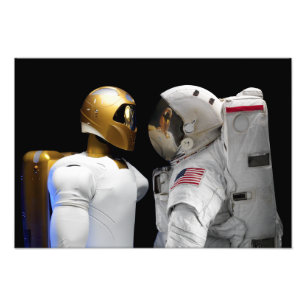 Robonaut 2, a dexterous, humanoid astronaut hel photo print
