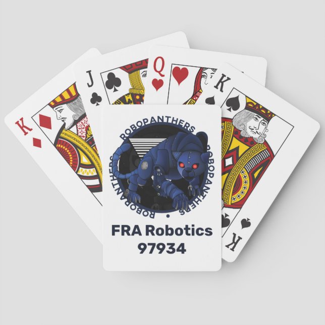 RoboPanthers Playing Cards (Back)