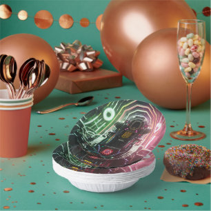 Robot 1 paper bowls paper plate