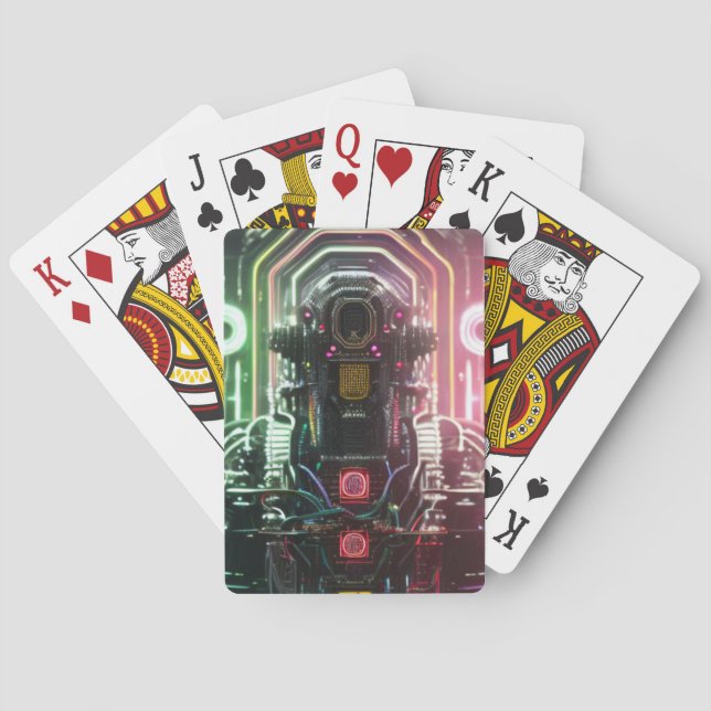 Robot 1 Poker playing cards (Back)