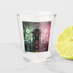 Robot 1 shot glass