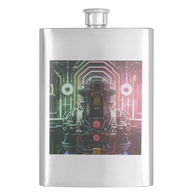 Robot 1 stainless steel flask (Front)