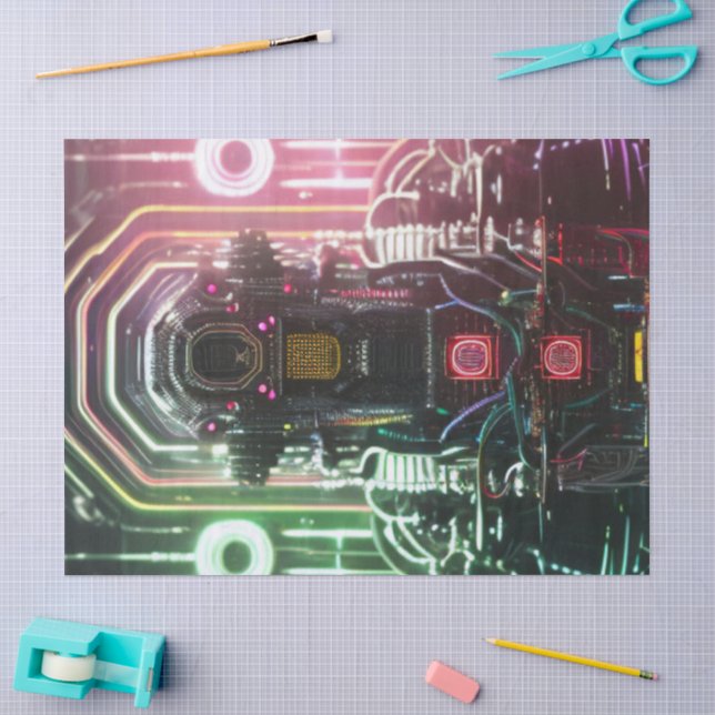 Robot 1 tissue paper (Craft)