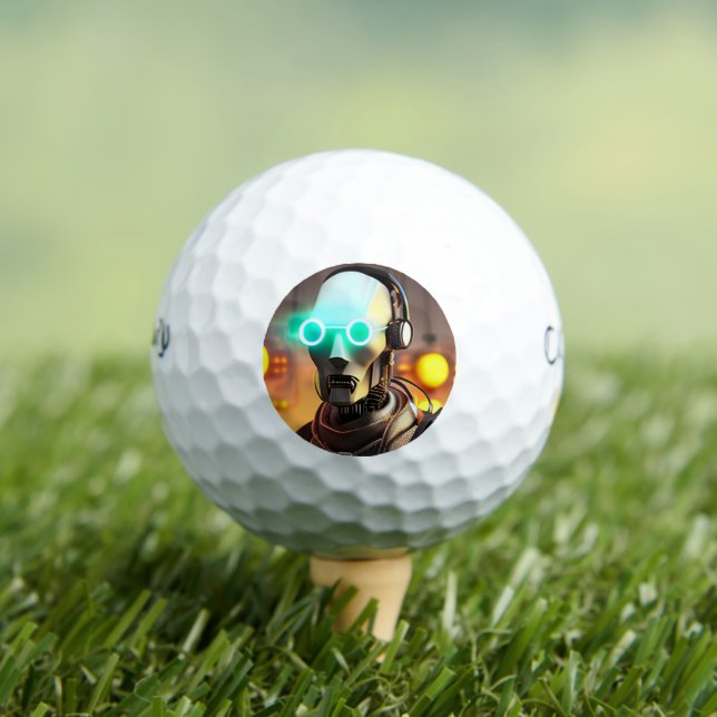 Robot 2 Callaway Warbird golf balls 12 pk (Insitu Tee)