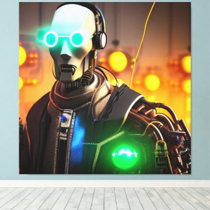 Robot 2 canvas print