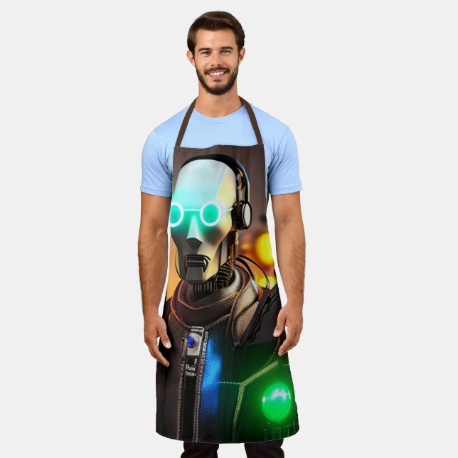 Robot 2 chef apron (Worn)