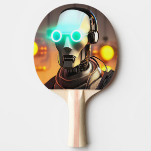 Robot 2 ping pong paddle