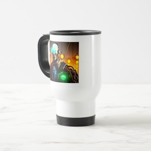 Robot 2 travel commuter mug (Front Left)