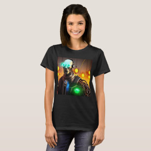 Robot 2 women black T-shirt