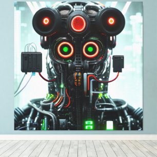 Robot 3 canvas print