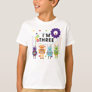 Robot 3rd Birthday T shirts and Gifts