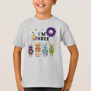 Robot 3rd Birthday T shirts and Gifts
