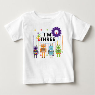 Robot 3rd Birthday T shirts and Gifts