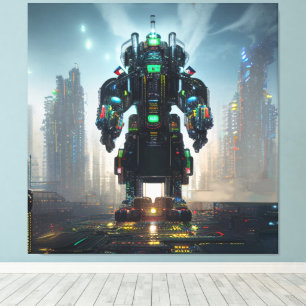 Robot 4 canvas print