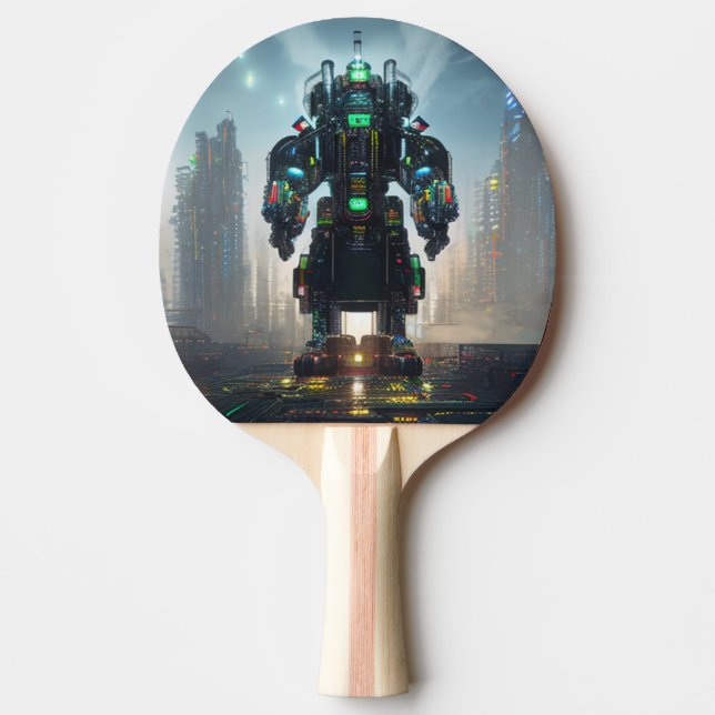 Robot 4 ping pong paddle (Front)