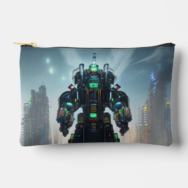 Robot 4 small accessory bag pouch (Front)