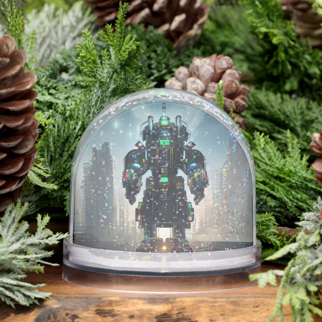 Robot 4 snow globe (Winter)