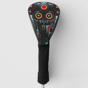 Robot 5 golf club driver head cover