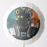 Robot 5 helium balloon<br><div class="desc">Robot 5 balloons are for tech conventions,  robot wars,  Sci-Fi conventions,  and people interested in robots,  science,  robotics,  Sci-Fi,  artificial intelligence,  and cyberpunk art. Robot 5 is Steamy Raimon digital art.</div>