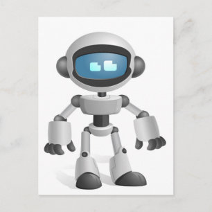 "Robot 5" Postcard