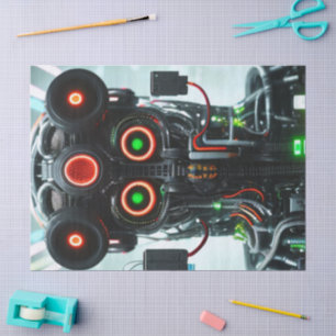 Robot 5 tissue paper