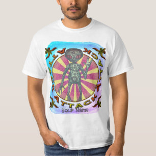 Robot Alien Attack T-Shirt