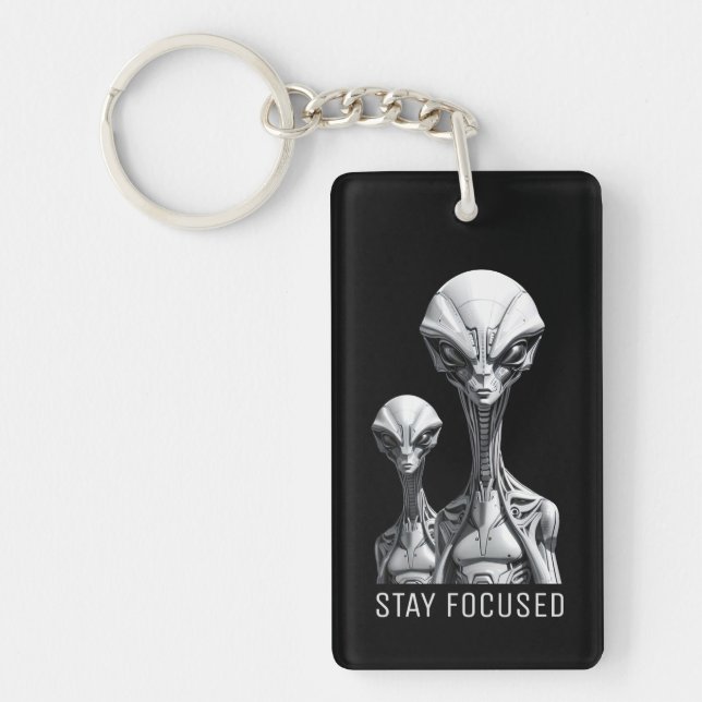 Robot Aliens Key Ring (Front)