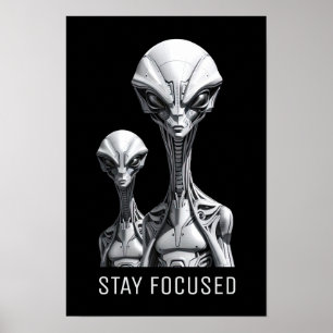 Robot Aliens Poster