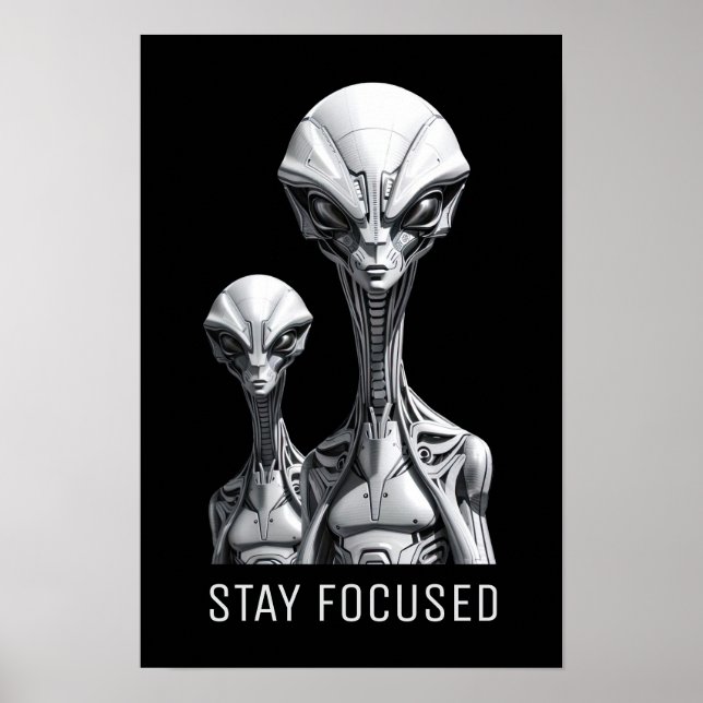 Robot Aliens Poster (Front)