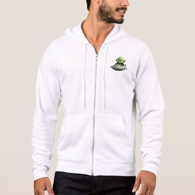 robot allien  hoodie (Front)