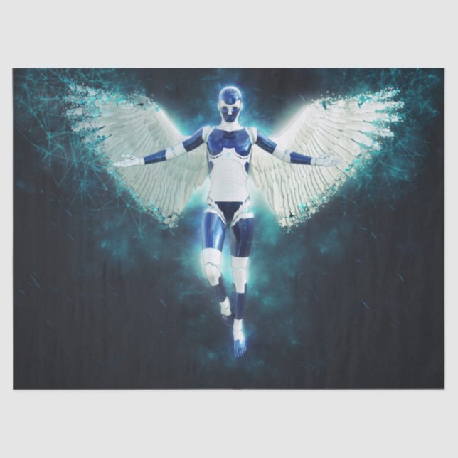 robot angel tissue paper (Front)