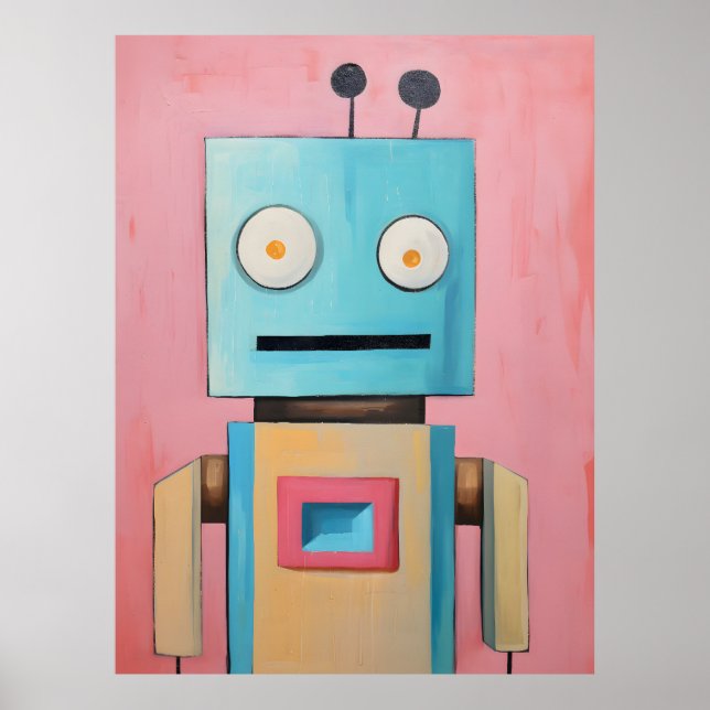 Robot Art Poster (Front)
