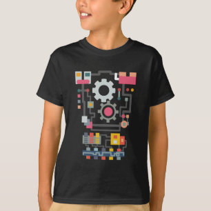 Robot Artificial Intelligence Cute Engineer T-Shirt