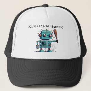 robot baseball wiving Trucker Hat