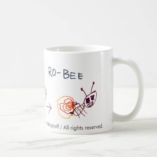 Robot Bee Mug (Right)