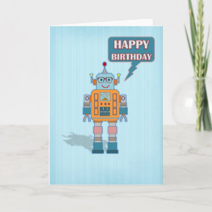 Robot Birthday Card