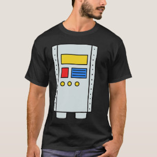 Robot Body Costume Easy Halloween Cute Robot T-Shirt